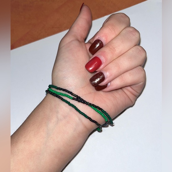 Handmade seed bead necklace/bracelet - Picture 2 of 4